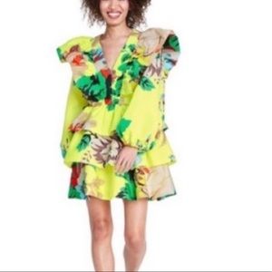 Christopher John Rogers yellow floral - target